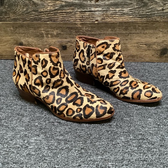Sam Edelman Leopard Bootie, Size 9 - Picture 4 of 8